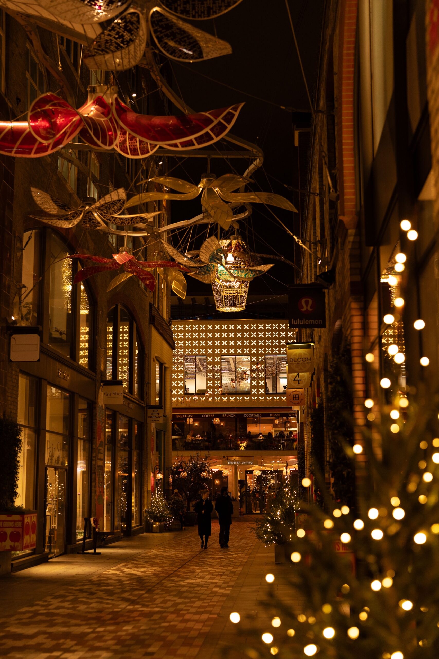 london Festive shopping